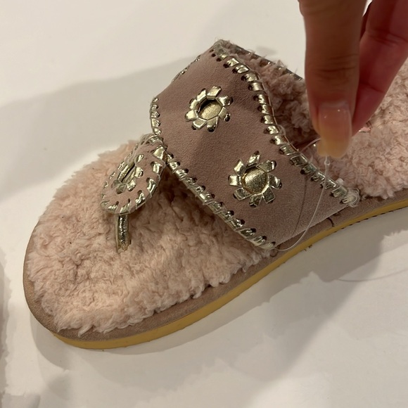Jack Rogers Jacks Slipper Sandal size 7M Mauve Purple NWT